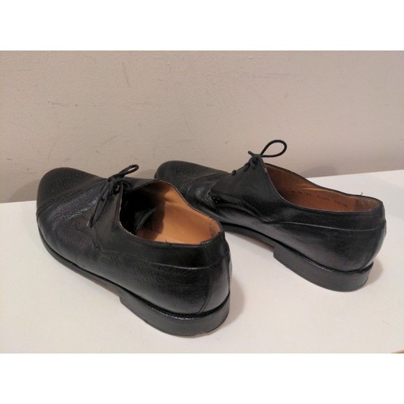 Vintage Johnston & Murphy Cap Toe Sz 10.5M Cellini Italy Oxfords Mens dress - Picture 3 of 10